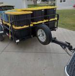 14 totes loaded up and delivered to the Benton County Speedway for members of the Lil Racer Car Club