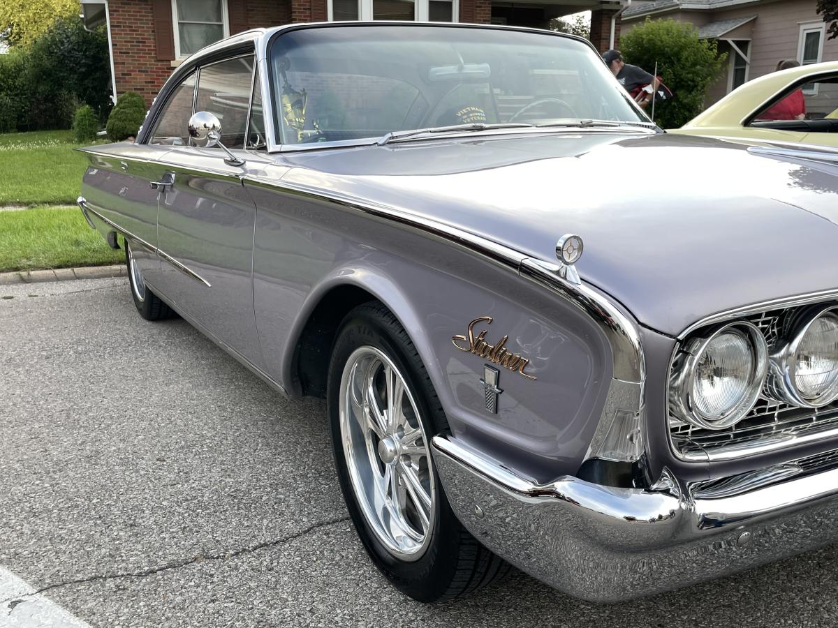 Best in Show, Gary Nation of Parkersburg with a 1960 Ford Starliner. Click to read article